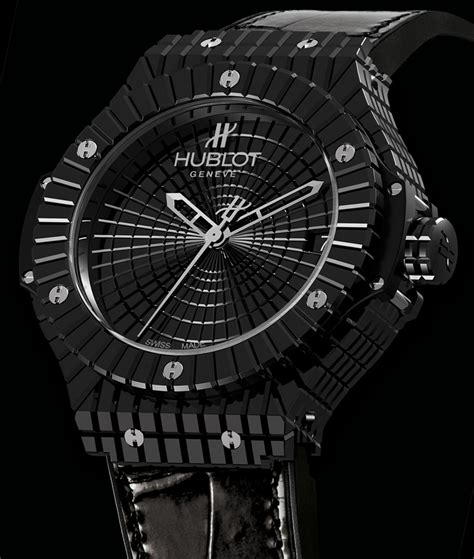 hublot red and black watch|Hublot black caviar bang.